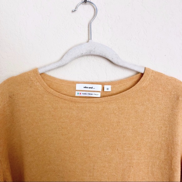 Niko and... Yellow Pullover Sweater - Picture 3 of 6